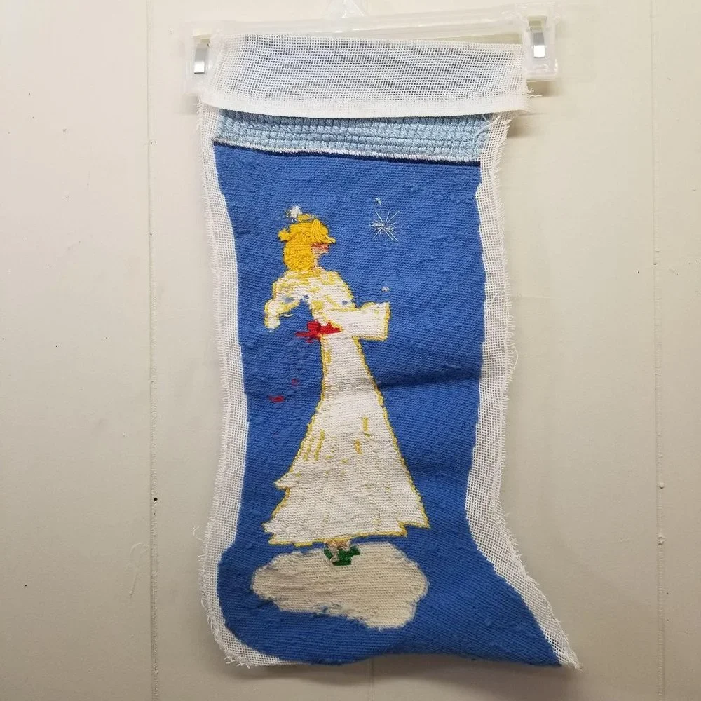 Vintage needlepoint embroidery